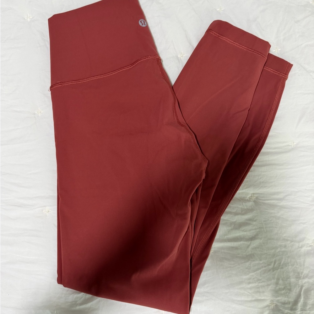 lululemon athletica High-Waist Leggings in Deep Red